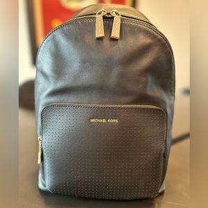 Michael Kors Wythe Large Perforated Leather Backpack